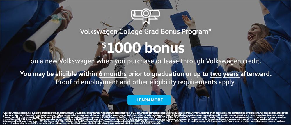 Volkswagen College Grad Bonus Program